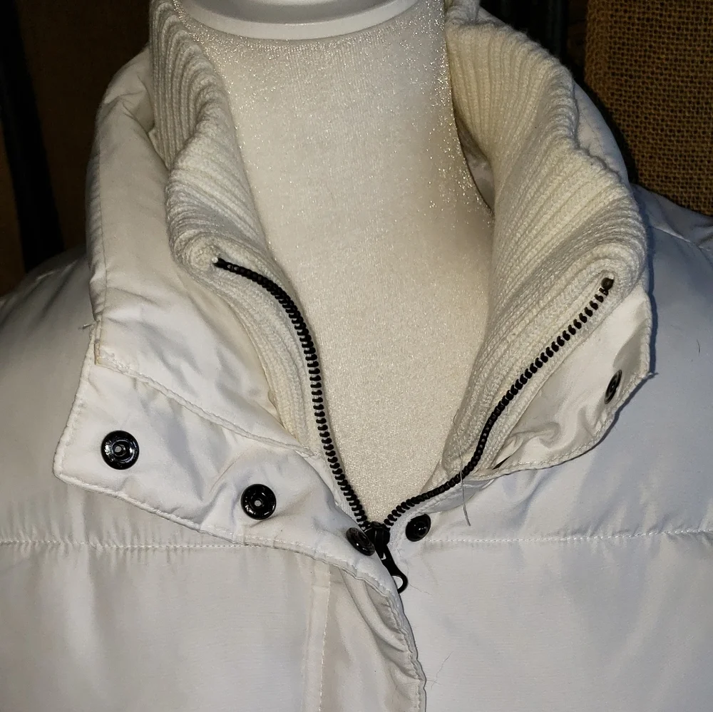 Merona | White Puff Vest - Picture 6 of 9